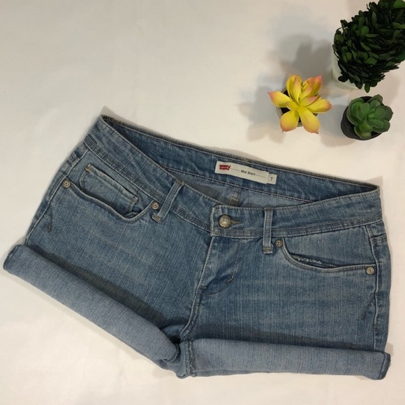 Levi's Pants - LEVI’S• MIDI DENIM SHORTS
